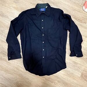 Pendleton Vintage 100% Virgin Wool Shirt Navy